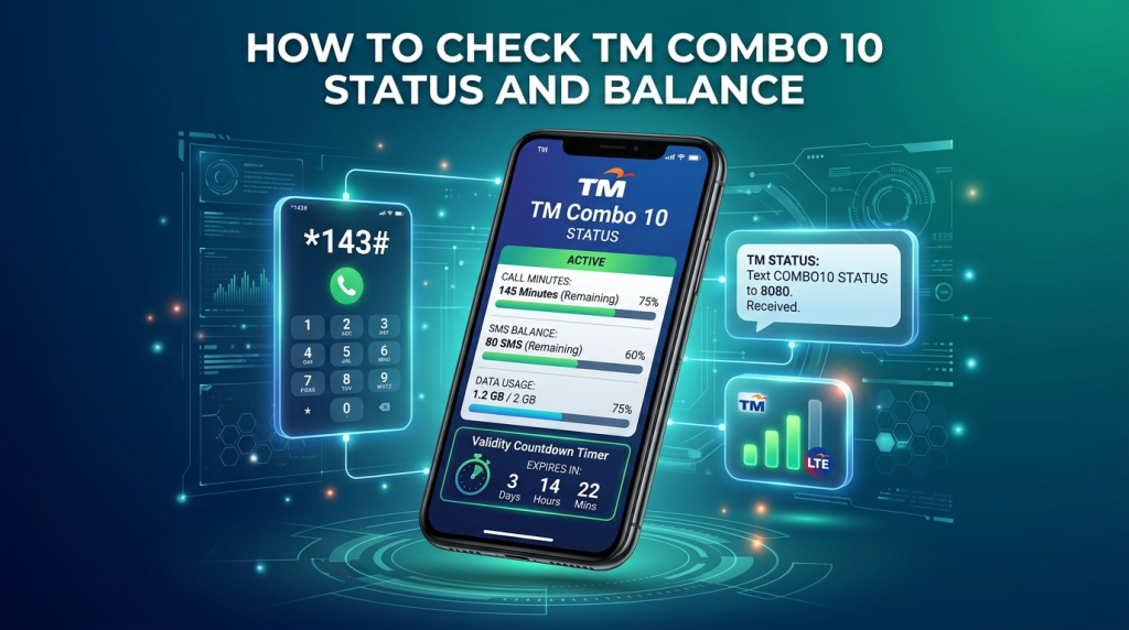 Checking COMBOALL10 balance by SMS