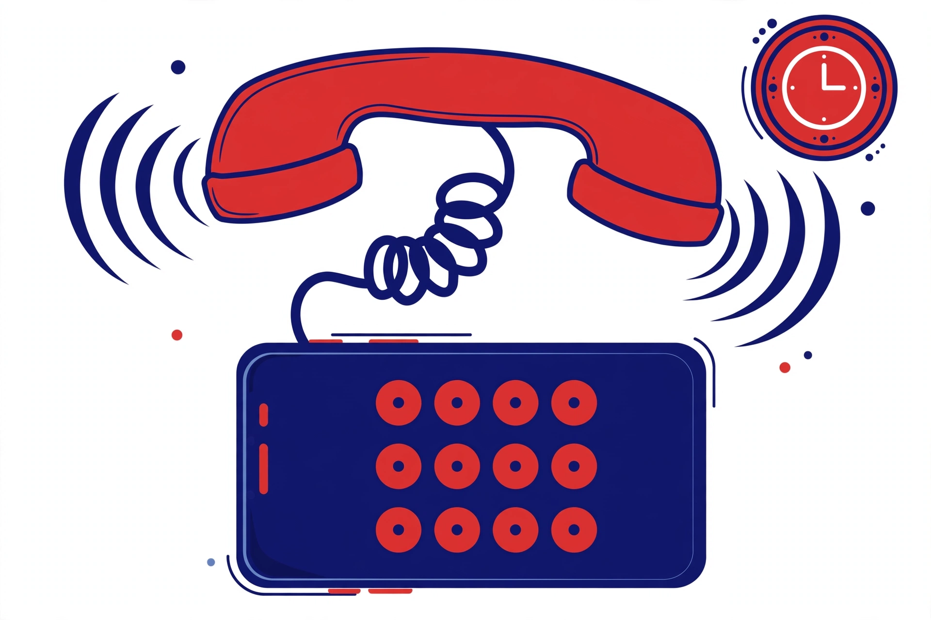 tm hotline dial illustration